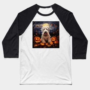 Sealyham Terrier Halloween Baseball T-Shirt